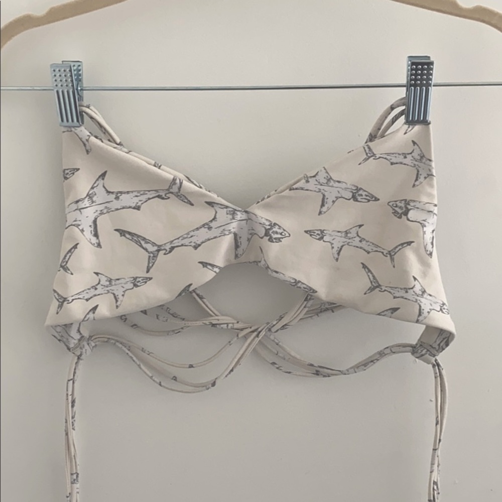 Boys + Arrows Fish Outta Water Bikini Top